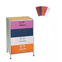 Furniture online: Locker Style 4 Drawer Dresser