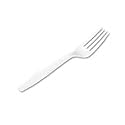 Plastic Tableware, Mediumweight Forks, White, 1,000 per Carton