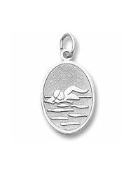 Swimmer Charm