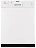 Sale Season Full Console Dishwasher with 5 Wash Levels 5 Programs 4 Wash Temps 3-Way Euro Filter System SmartRACK and 52db Silence Rating with Built-in Water Softener in White