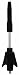 Hercules DS602B Deluxe Replacement Flute/Clarinet Stand Peg with Spring