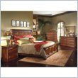 Curt Christian by Martin Mount View Wood Panel Bed in Cherry 3 Piece Bedroo ....