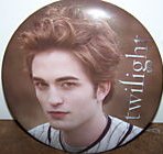Twilight 6 Inch Button/frame *Edward Baseball*