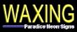 Waxing Neon Sign 10 x 24