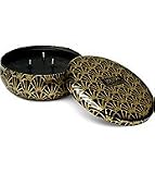 Voluspa Seasons Makassar Ebony & Peach 3 Wick Candle Tin