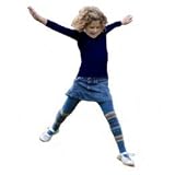 Sensational Hug Solid Blue T-shirt