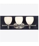 IMAGE OF Quoizel RT8683C Rotondo 3 Light Bath Vanity Light in Polished Chrome with Opal Etched Glass glass