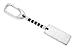 Sterling Silver and Black Onyx Tag Key Chain