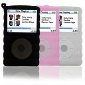 Elekratek Ipod Classic 160GB Pack of 3 Silicone Covers Black Pink and White [ 3COVER_ICLAS160 ]