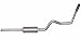 Gibson 619665 Stainless Steel Single Exhaust System