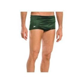 Speedo Men's Poly Mesh Square Leg Bathing Suit