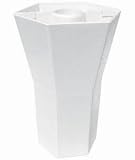 BRELLA VASE - 10 inch Set - Opaque - Cottage White - Patio Umbrella Vase - 12 Pack