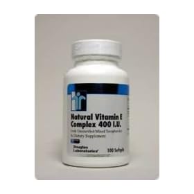 Natural Vitamin E Complex, 400 IE 250 softgels DL