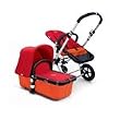 Bugaboo Cameleon Stroller - Orange Base - Red Fleece