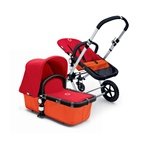 Bugaboo Cameleon Stroller - Orange Base - Red Canvas