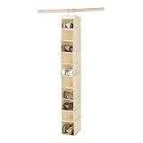 10-Pair Canvas Hanging Shoe Organizer