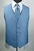 Tuxedo Vest - Herringbone Collection Blue Ice with Coordinating Windsor Band Tie