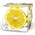 Eurographics DG-AU2001-VP Decoglass, Iced Lemon 50 x 50 cm