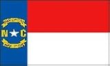 State Flag: North Carolina 3'x5' Super Poly Outside Flag / Banner