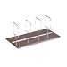C-Line 30248 Adjustable Book Tray with Sliding Chrome Supports/Dividers
