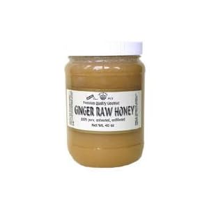 RAW HONEY ENRICHED WITH GINGER 40-OZ by Stakich