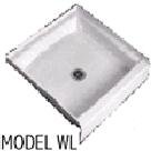 Crane Plumbing 4832WL-BI Cascade Shower Floor, Biscuit