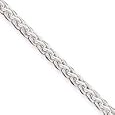 Sterling Silver Wheat Chain - 4mm - 18 Inch - Lobster Claw
