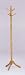 Twist Style Oak Finish Wood Swivel Coat Rack Stand / Hall Tree