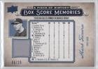 2008 UD A Piece of History Box Score Memories Jersey Blue #BSM4 - Mark Teixeira/25