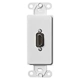 Leviton 4164700-W Decora HDMI Connector, Ivory