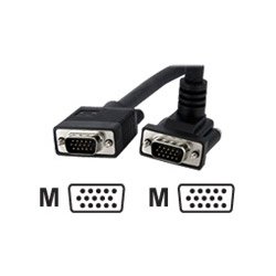 StarTech.com MXT101MMHU10 10 Feet Coax High Resolution 90 Degree Upward Angled VGA Monitor Cable - HD15 M/M