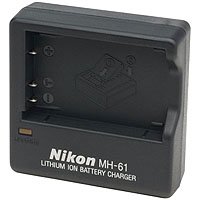 Nikon MH-61 Battery Charger for Coolpix 3700, 4200, 5200, and P Series Digital Cameras