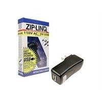 Cables Unlimited ZIP-PWR-AC ZipLinq USB AC Adapter for iPod/iPhone (Black)