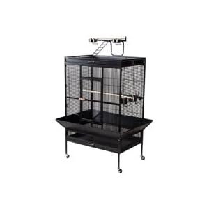 Select Parrot Cage w/Playpen-Sage-available in 7 other colors - 3153SAGE