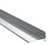 CRL Brite Anodized 72 Frameless Sliding Shower Door Bottom Track Extrusion for 1/4 and 3/8 Glass - 72 in long