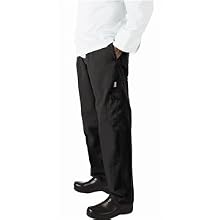 Chef Works CPBL-000 Black J54 Cargo Pants, Size L