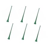 Vuvuzela - South African Style Collapsible 29 inch Horns, Green (Pack of 6)