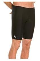 Speedo Men's Race Endurance+ Polyester Solid Jammer Swimsuit