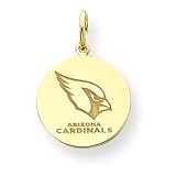 14K Arizona Cardinals Small Disc w/Name & Logo