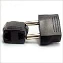 VP3 ADAPTER PLUG FOR 2 PIN AMERICAN/EURO TO ASIAN 5mm ROUND PINS