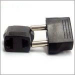 VP3 ADAPTER PLUG FOR 2 PIN AMERICAN/EURO TO ASIAN 5mm ROUND PINS