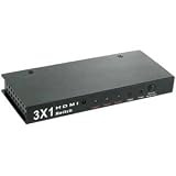 Kinamax HDMI-8548 3-Port HDMI Selector Switch Box with Remote Control for 1080p HDTV