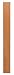 All Wood Cabinetry FS30-CN 3-Inch Wide by 30-Inch High Filler Strip, Cinnamon Maple