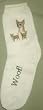Chihuahua Dogs Woof Ladies Socks 9-11