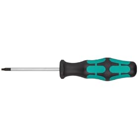 Wera Kraftform Plus 367 TORX BO #8 Tamper-Resistant Professional Screwdriver, 2 3/8" Shaft Length