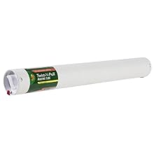 Duck Brand Twist-N-Pull Mailing Tube, 3"x 36", White, 12-Pack (1176732)