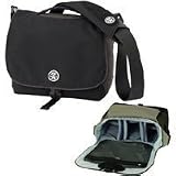 Crumpler 7 MILLION DOLLAR HOME Shoulder Photo Bag (Black/Gun Metal/Oatmeal)