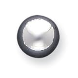 Sterling Silver 11mm Button Earrings