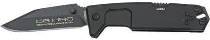 Extrema Ratio Fulcrum II Clip Point Plain Blade, Glass Breaker, Aluminum Handles, 5" Closed