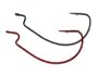 Matzuo Wide Gap Worm Hook (Red Chrome, 3/0)